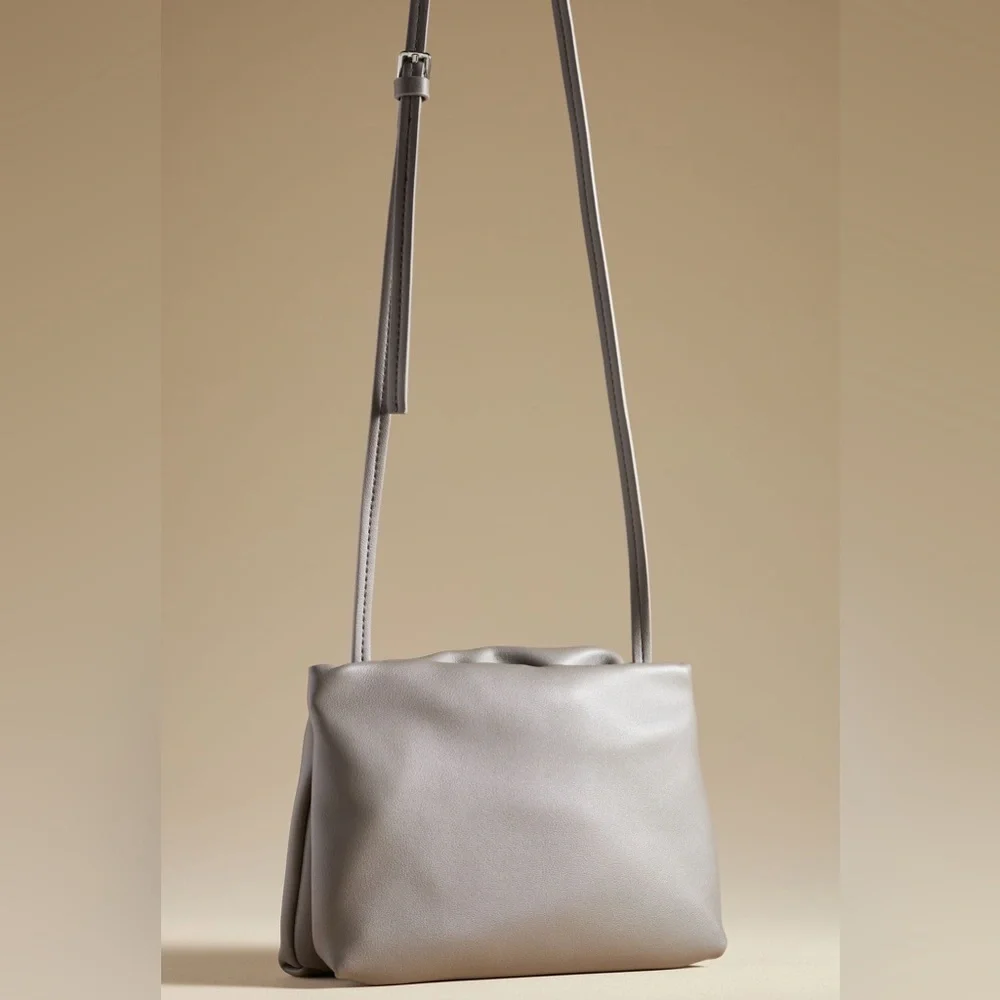 Anthropologie Cinched Faux-Leather Clutch . NWT - Picture 8 of 8